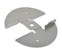 Sparefixd Plaque de montage pour broyeur de jardin Bosch AXT Rapid