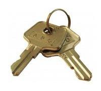 Sparepart: APG Cash Drawer Keys For Vasario+Fliptop 235 Lock Number 235, VPK-8K-235 (Lock Number 235)