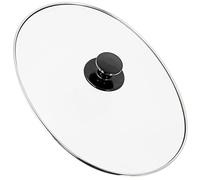 SPARES2GO Couvercle ovale universel en verre et poignée à bouton pour mijoteuses de 5,5 L, 6 L et 6,5 L