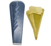 SPARES2GO Fendeuse à bûches torsadée 2,5 kg 22,9 cm en acier + hache Maul Bomb Grenade à bois Kit robuste