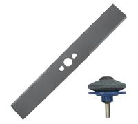 Spares2go Lame métallique pour tondeuse Flymo EasiGlide 300, 300V Plus (2021+), SimpliGlide 300 (30 cm) + embout aiguiseur