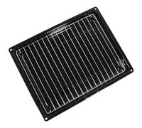 SPARES2GO Petite plaque à rôtir pour four Montpellier + support de grille (355 mm x 280 mm)