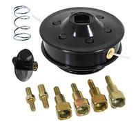 SPARES2GO Tête à dévidage Manuel Double Ligne avec boulons pour débroussailleuse Compatible avec Kawasaki