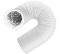 SPARES2GO Tuyau d'aération pour climatiseur Midea - En PVC - Isolé - Portable - 12,7 cm x 2,5 m