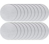 Sparhai24 Filtre à air G2 pour valve d'évacuation Helios DLV 125 - Lot de 20 - Diamètre 110 mm - Épaisseur 10-12 mm - Compatible avec Helios 03058