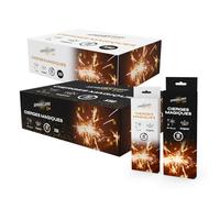 SPARKLERS CLUB 100 Cierge Magique, 50 Petit et 50 Moyen 25cm/60sec & 14cm/40 secondes - Lot de 100 - Accessoire de Décoration pour Gateaux Anniversaire, Cierges Magiques étincelante - Cat F1