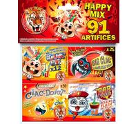 SPARKLERS CLUB Assortiment 4 Pétards Feux d'artifice Catégorie T1