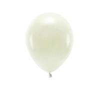 SPARKLERS CLUB Ballon de Baudruche couleur - Lot de 100 Ballons 26cm en Latex 100% BIODÉGRADABLES - Idéal pour évènement, Mariage, Anniversaire, Baptème, Facile à Gonfler (Crème)