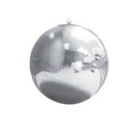 SPARKLERS CLUB Boule miroir gonflable réutilisable | Décoration élégante pour mariages, fêtes et événements | Balle Facile à gonfler, Ballon réutilisable et effet miroir captivant (Argent, 40cm)