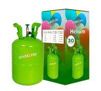 Sparklers Club Bouteille Hélium Jetable 0,20 m3 pour 30 Ballons Acier