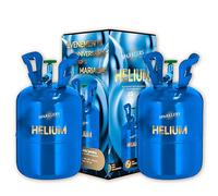 Sparklers Club Bouteille Hélium Jetable 40 Ballons 0,42 m3 Acier France | Hélium Pur 99,9%, Fabriqué en France, Acier Recyclable, Valve Intégrée, 40 Ballons Latex 23-25 cm, Sans Recharge