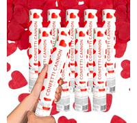 Sparklers Club Canon à Confettis C?ur Rouge 28 cm Papier Lot de 6