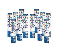 SPARKLERS CLUB Canon à Confettis Rectangle Papier 20 cm Multicouleur Lot de