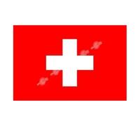 Sparklers Club Drapeau Suisse 90x150cm Croix Blanche Fond Rouge pour Mât Extérieur et Intérieur Tissu Résistant ?illets Métalliques Décoration Nationale
