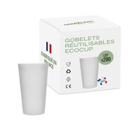 SPARKLERS CLUB Gobelet Ecocup Réutilisable 30 ivré Lot de 200