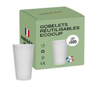 SPARKLERS CLUB Gobelet Ecocup Réutilisable 50 ivré Lot de 500