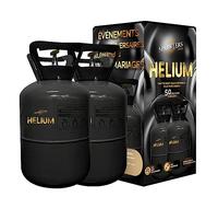 Sparklers Club Hélium Jetable 2 Bouteilles 0,80 m3 pour 100 Ballons Acier