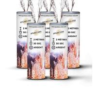 SPARKLERS CLUB Jets de Scène 2m/30s couleur Argent, Lot 5