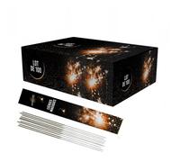 Sparklers Club - Lot de 100 Cierges Magiques 18 cm - Durée 40 Secondes - Décoration Gâteau Anniversaire Mariag