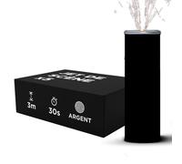 Sparklers Club - Lot de 5 Argent 3 Mètres 30 Secondes - D'Intérieur sans Fumée pour Mar5 JETS / ARGENT