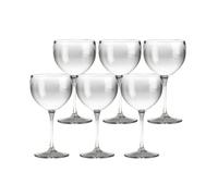 Sparklers Club - Lot de 6 Verres à Piscine Transparent 40 cl - Verre Incassable San Made in France - Prise enTransparent