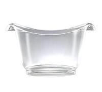 SPARKLERS CLUB Vasque à Champagne Design Transparent - 50x29cm - Peut contenir jusqu'à 2 Bouteilles - Idéal pour rafraichir Vos Bouteilles et animer Vos Repas et soirées