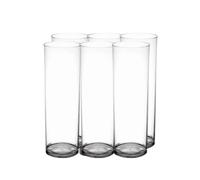 SPARKLERS CLUB Verre Tube Transparent 22 cl Polypropylène 12 cm Lot 6