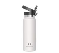 Sparrow Gourde Isotherme 1L - Inox Gourdes avec Paille Bouteille Isotherme