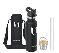 Sparrow Gourde Isotherme 750ml - Bouteille - Sport Gourdes INOX avec Paille