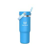 Sparrow Gourde Isotherme avec Paille 900ml -Tumbler Mug Isotherme Inox | Bouteille Isotherme Mug Gourde Inox de Voyage, Anti-Fuite sans BPA, Chaud & Froid, Lave-Vaisselle, Voiture, Porte-Gobelet