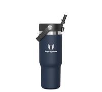 Sparrow Gourde Isotherme avec Paille 900ml -Tumbler Mug Isotherme Inox | Bouteille Isotherme Mug Gourde Inox de Voyage, Anti-Fuite sans BPA, Chaud & Froid, Lave-Vaisselle, Voiture, Porte-Gobelet