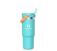 Sparrow Gourde Isotherme avec Paille 900ml -Tumbler Mug Isotherme Inox | Bouteille Isotherme Mug Gourde Inox de Voyage, Anti-Fuite sans BPA, Chaud & Froid, Lave-Vaisselle, Voiture, Porte-Gobelet