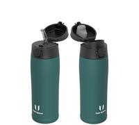Sparrow Gourde Isotherme Enfant 500ml - Bouteille Isotherme - 2 Couvercles | Gourde Inox, Étanche Bouteille, Sans BPA, Compatible Lave-Vaisselle, TwinSip, École, Sportif