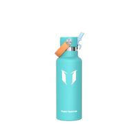 Super Sparrow Gourde Isotherme 500ml - Bouteille Isotherme avec Paille - sans BPA - Gourdes Enfant INOX Bouche Standard pour Sport, Voyages, L'école, Bureau, Maison