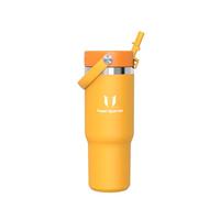 Sparrow Gourde Isotherme - Twistpath Bouteille Avec Paille Flex - 900ml - Bouteille d'eau Sans BPA & Anti-Fuite - Gourdes Inox Convient À La Plupart Des Porte-Gobelets