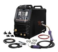 SPARTUS XPro MIG 260 Dual Pulse MIG MAG Poste à souder 250 A, Synergic, inverter 4 en 1, PFC, entraînement à 4 rouleaux, sans batterie, multi-processus pour aluminium et acier inoxydable, TIG Lift