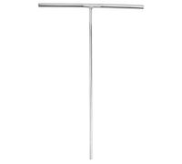 Spatule à Crêpes en Acier Inoxydable, Manche Long, Argenté | Outil D'épandage Ergonomique, Surface Antiadhésive, Nettoyage Facile, pour Crêpière Domestique Cuisine