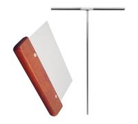 Spatule à Crêpes en Acier Inoxydable pour Étaler et Retourner | Usage Maison ou Commerce, Distribution Uniforme, Outil Argenté Solide, pour Pâte, Galettes et Omelettes
