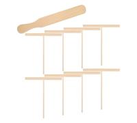 Spatule à Crêpes en Bois, pour Pancakes Outil D'épandage | Crêpière Portable, Finition Soignée, pour Pâte à Crêpes et Cuisson de Pancakes