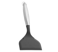 Spatule à frire, résistante à la chaleur, spatule en silicone antiadhésive, bord large ouvert, ustensile de cuisine pour retourner, remuer, sauter, maison, cuisine, cuisinière, grill, poêle, chef