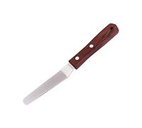 Spatule à gâteau en acier inoxydable de 10,2 cm, 15,2 cm, 20,4 cm, spatule coudée et droite pour décoration de gâteaux (10,2 cm d'angle)