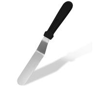 Spatule à glaçage coudée en acier inoxydable de 6 pouces, outil de glaçage pour décoration gâteaux décalés