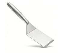 Spatule à gril Turner à dessus plat en acier inoxydable | Spatule de cuisson Anti-brûlure pour retourneur de poisson, pour gril, plaque chauffante, cuisson de gâteaux de Chef