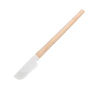 Spatule à pâte, 23 x 2,5 cm, poignée en bois de qualité alimentaire, petite spatule de pâtisserie, accessoire de pâtisserie pour , sandwich, salade, mélange de confiture, résistant à la chaleur