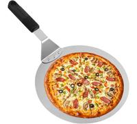 Spatule à pizza - Trancheuse à gâteau - Pour la cuisson et le service - Acier inoxydable - 10 pouces - Argenté