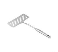 Spatule à poisson de qualité professionnelle, spatule en acier inoxydable avec tête large fendue, tranche de poisson extra large résistante à la chaleur longue poignée pour cuisine