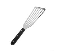 Spatule à poisson en acier inoxydable avec design fendu, poignée résistante à la chaleur pour frire, retourner le poisson, œufs, crêpes et viandes grillées