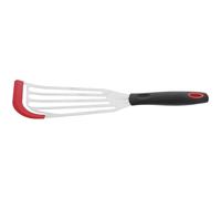 Spatule à Poisson en Silicone et Acier Inoxydable, Cuisson Précise | Retour Facile, Résiste à Chaleur, Nettoyage Simple, Usage Maison, pour Poisson, Œufs, Crêpes, Steak