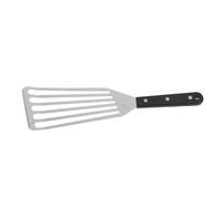 Spatule à Poisson pour cuisson, Large et Ajourée en Acier Inoxydable | Manche Ergonomique en PP, Bords Arrondis, Filtre L’Huile, Adaptée aux Steaks, Crêpes, Raviolis et Poêles