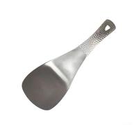 Spatule à riz en acier inoxydable avec poignée martelée, large spatule de service plate pour cuisine, trou de suspension